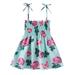 Clearance under 5.00 Lindreshi Baby Girl Clothes Clearance under 5.00 Summer Toddler Baby Girls Sleeveless Sling Dress Graphic Print Children s Clothing