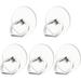 Cell Phone Ring Holder Stand 5 Pack Silver Transparent Phone Ring Holder Grip Finger Kickstand 360Â° Rotation Phone Ring for Phone Cases