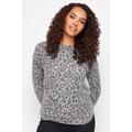 Petite Leopard Print Jumper