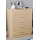 Vida Designs Riano 5 Drawer Chest of Drawers Storage Bedroom Furniture