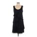 Nicole by Nicole Miller Casual Dress: Black Dresses - Women's Size 4