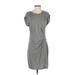 Gap Casual Dress: Gray Solid Dresses - Women's Size X-Small