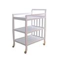 Diaper Table Baby Changing Table, with Pad Removable Storage Rack Nursing Bath Touch Table White Changing Station