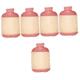 ABOOFAN 5pcs Water Filling Warm Water Bag Portable Hand Warmer Mini Hot Water Bottle Mini Accessories Winter Supplies Cozy Water Bag Hot Water Bag for Pain Comfortable Hand Warmer Bed PVC