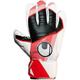 uhlsport Starter Soft Maignan #344, Unisex-Jugend Torwarthandschuhe, Blanc/Rouge/Noir, 3 -