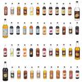 Sweetbird Coffee Syrup Pick N Mix - Create Custom Syrup Combo with 48+ Flavours | Almond, Amaretto, Banana, ButterScotch, Caramel | 5 Pack (1ltr each) - Perfect Syrup Gift Set for Coffee Lovers