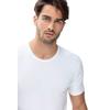 Unterziehshirt MEY "DRY COTTON", Herren, Gr. 5 (M), N-Gr, weiß, Single Jersey, Obermaterial: 57% Baumwolle, 38% Polyester, 5% Elasthan, unifarben, casual, normal, Rundhals, Halbarm, Unterhemden, mit Rundhalsausschnitt