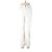 LC Lauren Conrad Jeans - Mid/Reg Rise Straight Leg Boyfriend: White Bottoms - Women's Size 10 - Light Wash