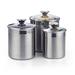 Rebrilliant Cooks Standard Stainless Steel Food Jar Storage Canister Set for Tea Coffee Sugar Metal in Gray | Small 3-PCS 7.6 QT | Wayfair