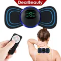 Mini masseur de cou EMS portable outil de soins de santé pour le corps les jambes les muscles du