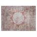 Red/White 30 x 20 x 0.19 in Area Rug - Bungalow Rose Fresnel Indoor/Outdoor Area Rug w/ Non-Slip Backing Polyester | 30 H x 20 W x 0.19 D in | Wayfair