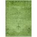 Green 120 x 96 x 0.19 in Area Rug - Bungalow Rose Ayush Indoor/Outdoor Area Rug w/ Non-Slip Backing Polyester | 120 H x 96 W x 0.19 D in | Wayfair