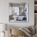 August Grove® Farmhouse Bathroom Charm II - Bath & Laundry Metal Wall Decor Metal in White | 36 H x 36 W x 1 D in | Wayfair