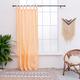 Peach Handmade Tassels curtain Fringes Living room curtain Bedroom Extra Long curtain curtain Linen widow curtain Custom size available