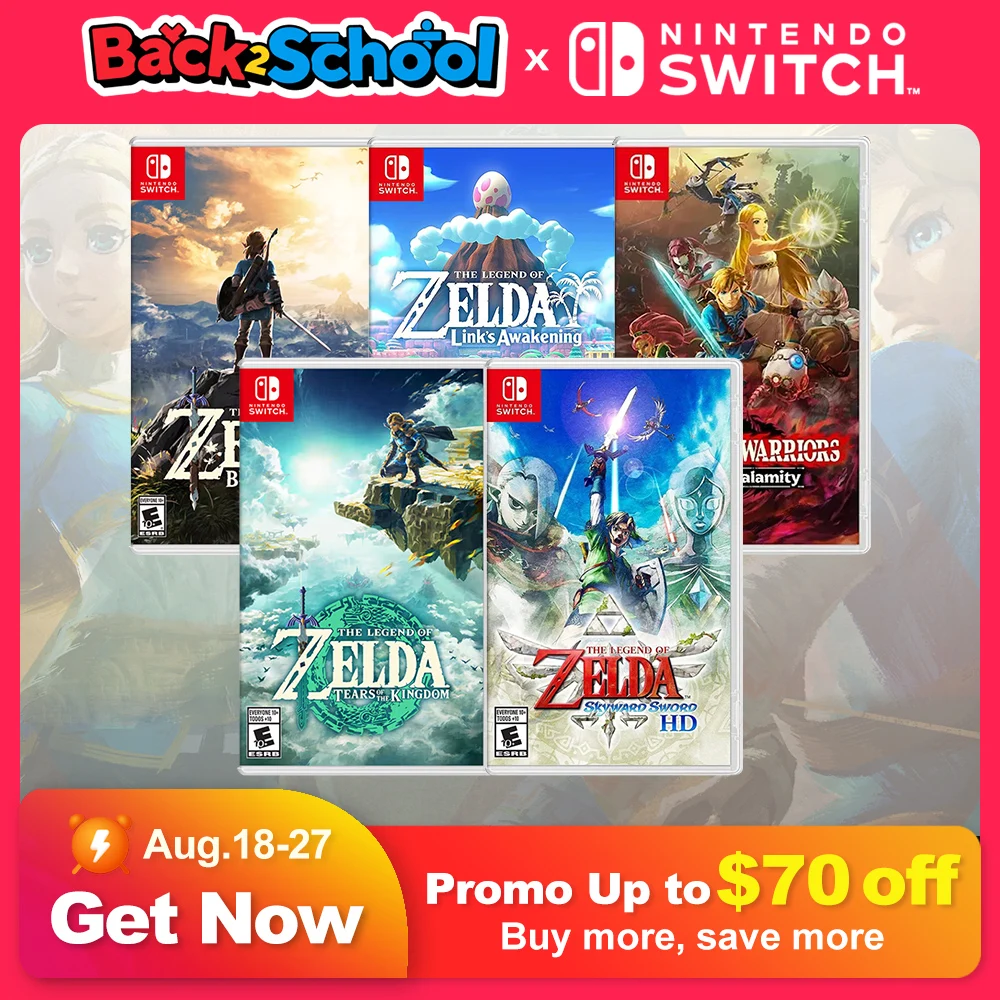 The Legend of Zelda Tears of the Kingdom Skyward Nintendo Switch Gioco Breath of the Wild Link's Awakening Zelda Series Game Deal