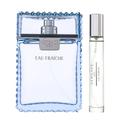 Versace Man Eau Fraiche EDT Geschenkset EDT 100 ml + EDT 10 ml + Kosmetiktasche