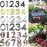 3D Self Adhesive House Number Door Number Plate Home Number Street Mailbox Number Flat number Hotel