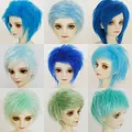 M0300 children handmade toy 1/12 1/8 1/6 1/3 1/4 uncle Doll wig BJD/SD doll props Accessories blue
