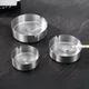 Round Stainless Steel Cigarette Ashtray Portable Tabletop Silver Metal Ash Tray for Smoker Fly Ash