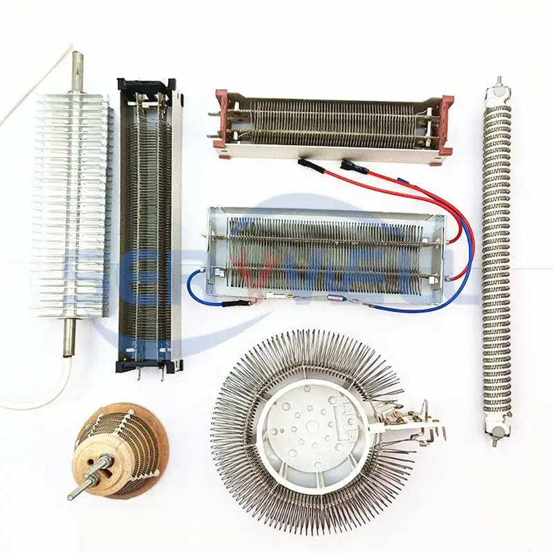 220V Elektrisches Heizelement Rund/Quadratisch Heizdraht Widerstandsheizstab für Ventilator Badheizung Elektrischer Kamin Wärmer Image