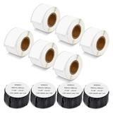 WBTAYB Compatible for Dymo 30251 Address Mailing UPC Labels 1 1/8 x 3 1/2 (1 ) Premium Adhesive & Resolution for DYMO Labelwriter 450 Duo 4XL SE300 SE450 [10 Rolls 130 Labels/Roll]