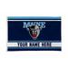Rico Industries NCAA Maine Black Bears Personalized - Custom 3 x 5 Banner Flag - Made in The USA - Indoor or Outdoor DÃ©cor