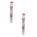 2 PCS Retractable Ballpoint Pen Gel Pen 10 In 1 Gift Pens Multicolor Christmas 2ml Liquid Ink Pens For Office School Supplies As A Children Gift Christmas supplies Holiday supplies Holiday Gift