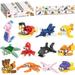 Ocean Party Favors for Kids Goodie Bags 12PCS Sea Animal Mini Building Blocks Building Sets Stem Toys Assorted Building Blocks Sets for Birthday Party Gift Goodie Bags Prize Cake Topper Ocean Anima