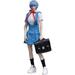 cdtoys M016B 1/6 Scale Girls School Uniforms Anime Cosplay Party Full Set for 12 inch Action Figure Blue