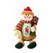 LADAEN Cute Fabric Doll Gift Santa Clause Reindeer Snowman Stuffed Gifts Christmas Tree Ornaments Party Kids Gifts Snowman