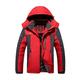 QUYUON Women Winter Jackets with Hood Outdoor Sprint Coat with Plush and Thickened Windproof Cycling Warm Cotton Coat Hooded Coat Fall Outfits Fashion Jackets Red XL