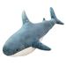 LIZEALUCKY Chubbier Weighted Shark Pillows Stuffed Animal Plush Soft Fluffy Shark Toys for Kid Shark Plush Pillows Stuffed Shark Perfect Stress Relief for Women[Blue 45cm/17.72in]