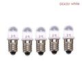 (white DC4.5V) 5pcs E10 Led Bulb DC 3V 4.5V Instrument Bulb Indicator Bulb Flashlight Bulb
