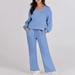 Sweat suit for women 2 piece set Women 2023 Color Sports Suit Casual Sports Hoodie Pant Two-piece Set