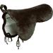 Werner Christ Horse Lambskin Saddle Seat Cover / Saver For Western Saddles - Brown