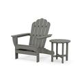 TrexÂ® Outdoor Furnitureâ„¢ Monterey Bay Oversized Adirondack Chair with Side Table in Stepping Stone