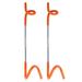 2pcs Tent Lamp Hook Multi-functional Stainless Steel S Shape Light Hook for Outdoor Camp Tent (Random Color)