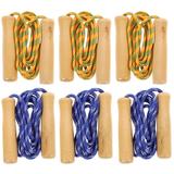 6Pcs Weight Loss Jump Rope Fitness Hopping Rope Outdoor Skipping Rope Sporting Accessory