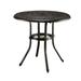 Bornmio 32*32*29 Outdoor Cast Aluminum Round Dining Table