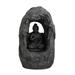 A&B Home 14 Sitting Buddha Waterfall Fountain with Light Weather Resistant Polyresin Fountain Indoor Outdoor Table Fountain