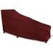 Eevelle Meridian Patio Day Chaise Lounge Chair Cover Marinex Marine Grade Fabric Durable 600D Polyester - Outdoor Lawn Chair Covers - Weather Protection- 34 H x 82 L x 32 W - Burgundy