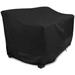 Eevelle Patio Bench Cover Marinex Marine Grade Fabric Durable 600D Polyester - Outdoor Bench Covers Durable Lawn Patio Loveseat Cover All-Weather Protection - 31 H x 58 L x 32.5 W Black
