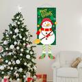 AZZAKVG Christmas Decoration Outdoor Christmas Garden Banner Christmas Banner Double Sided Flag 12.5 X 18 Inch Double Thick Burlap Outdoor Christmas Banner For Christmas Garden And Home Decor