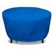 Eevelle Meridian Patio Round Table Cover with Marine Grade Fabric - Waterproof Outdoor Firepit Cover - Furniture Set Covers for Dining Table - Easy to Install - 25.5 H x 76 D Royal Blue