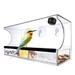 FFENYAN Transparent Bird Feeder With Camera Window Bird Feeders With Strong Suction Cups Clear Window Bird Feeder For Outside Bird House Balcony Glass Mount Acrylic High Definition Camera