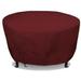 Eevelle Meridian Patio Round Table Cover with Marine Grade Fabric - Waterproof Outdoor Firepit Cover - Furniture Set Covers for Dining Table - Easy to Install - 20 H x 28 D Burgundy