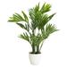 BULYAXIA | Artificial Palm Tree in Small White Planter | 24 Fake Palm Tree
