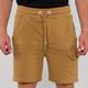 Alpha Industries Terry Shorts, green-brown, Size S