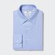 Uniqlo - Cotton Super Non-Iron Regular Fit Shirt - Blue - S