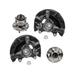 2014 Toyota Matrix Front and Rear Wheel Hub and Steering Knuckle Kit - Detroit Axle